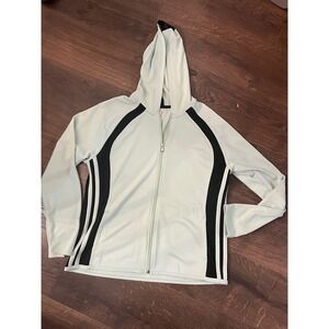 SB Performance Women's Full Zip Hoodie Jacket Athleisure Black Trim Large